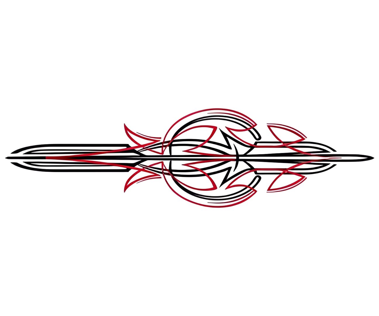 Wiseguy vinyl pinstripe 2 color decal