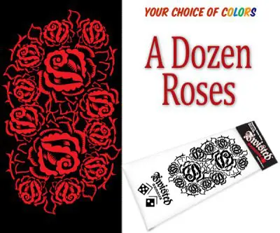A dozen roses coloring book